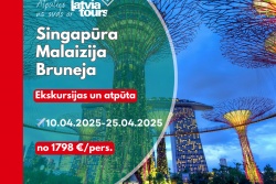 Singapūra, Malaizija, Bruneja Latvia Tours